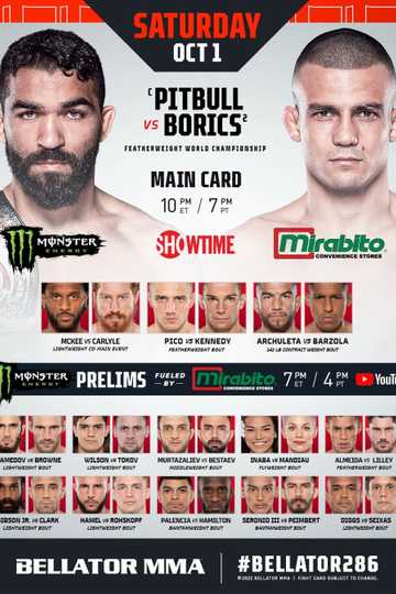 Bellator 286: Pitbull vs. Borics Poster