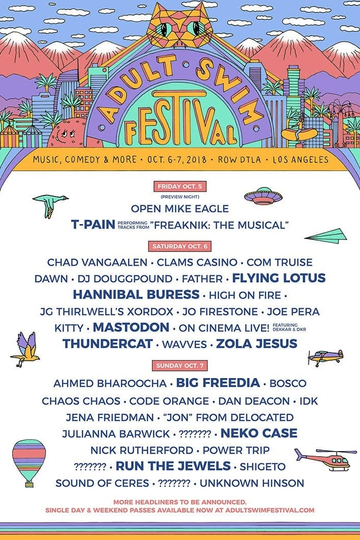 Adult Swim Festival Presents Run the Jewels Poster