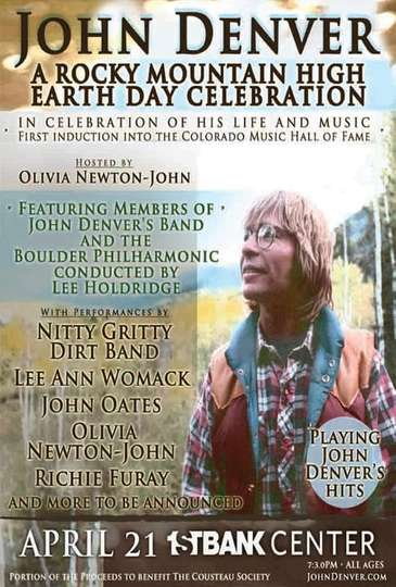 John Denver Rocky Mountain High An Earth Day Concert Poster