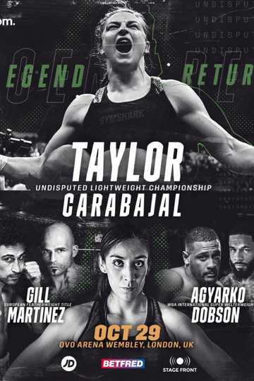 Katie Taylor vs. Karen Elizabeth Carabajal Poster