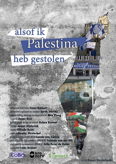 Alsof ik Palestina heb gestolen Poster