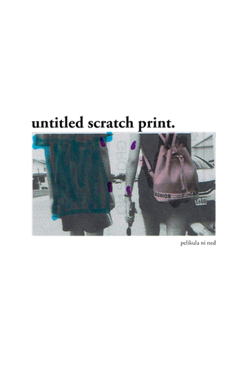 an untitled scratch print. Poster