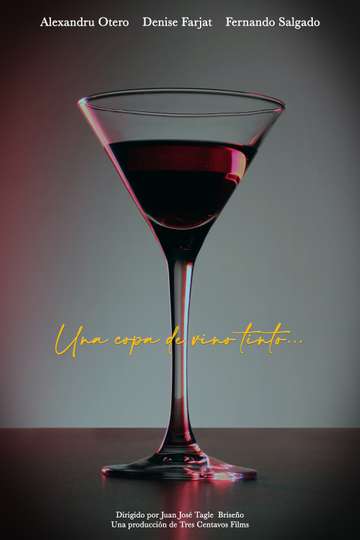 A glass of red wine... Poster