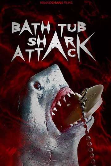 Bathtub Shark Attack Poster