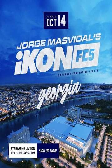 Jorge Masvidals iKON FC 5 Renfro vs Irizarry Poster