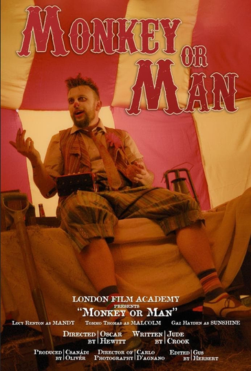 Monkey or Man Poster