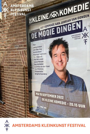 De Mooie Dingen Hommage aan Jurrian van Dongen Poster