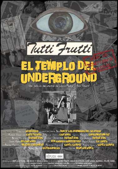 Tutti Frutti The temple of underground Poster