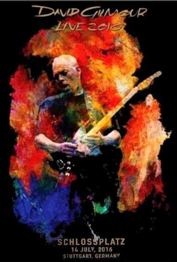 David Gilmour Live at Schlossplatz 2016 Poster