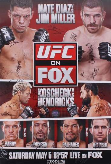 UFC on Fox 3 Diaz vs Miller Poster
