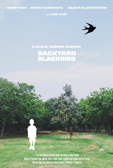 Backyard Blackbird Poster