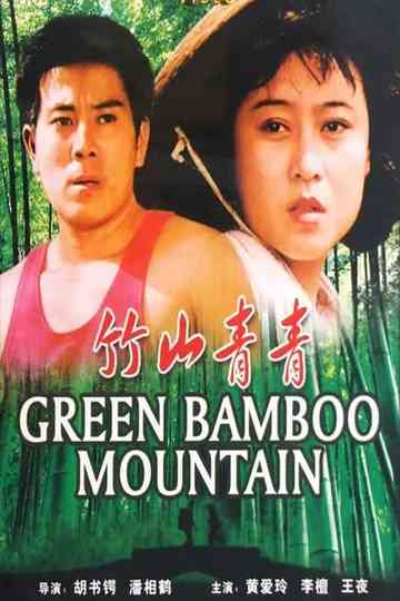 Green Bamboo Mountain Poster
