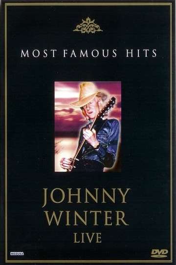Johnny Winter Live Poster