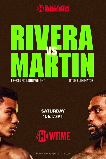 Michel Rivera vs. Frank Martin Poster