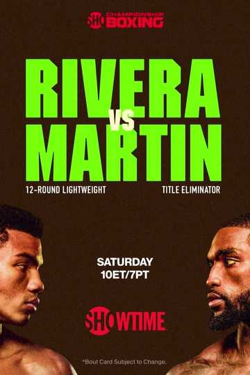 Michel Rivera vs. Frank Martin Poster