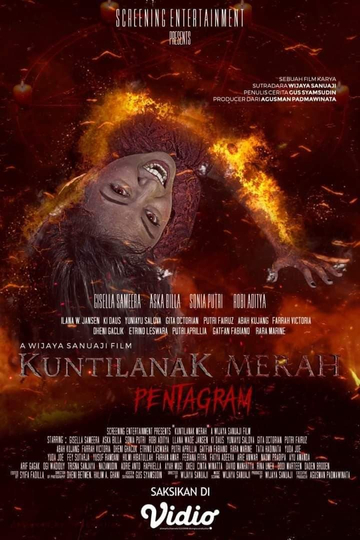 Kuntilanak Merah Pentagram Poster