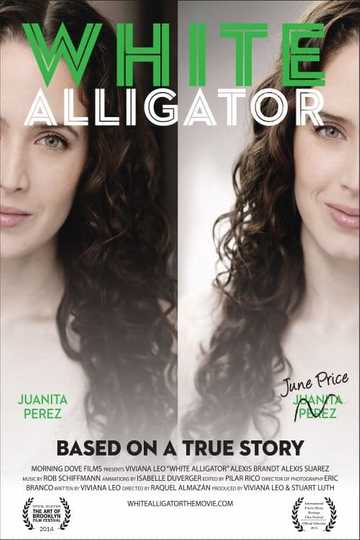 White Alligator Poster