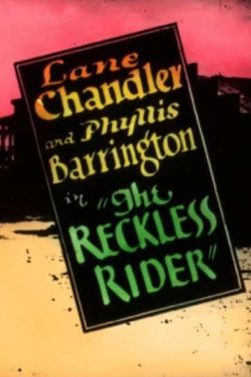 The Reckless Rider Poster