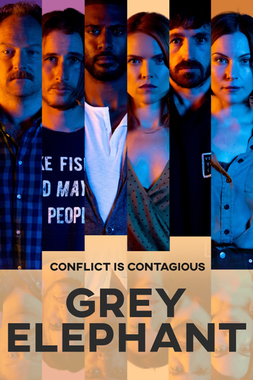 Grey Elephant Poster