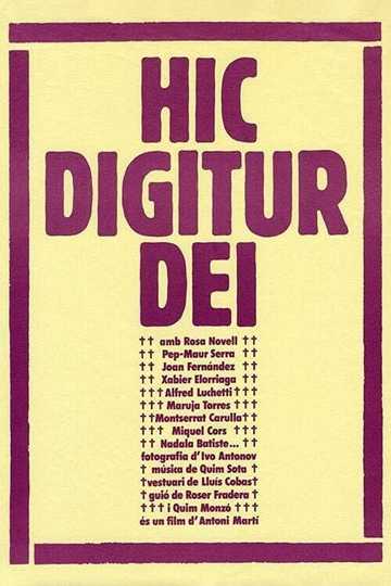 Hic Digitur Dei Poster