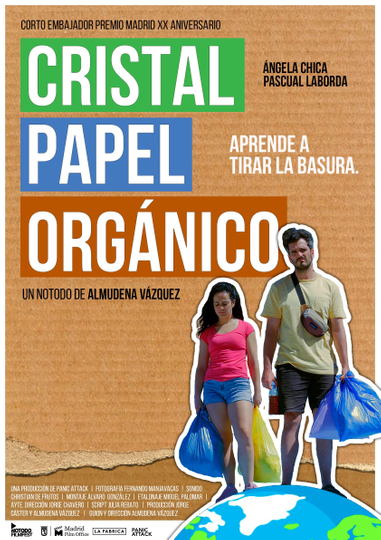 Cristal, papel, orgánico Poster