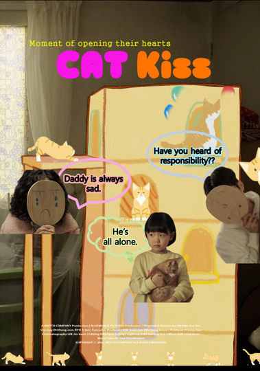 Cat Kiss Poster