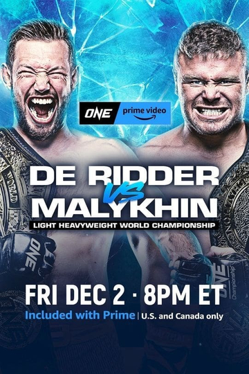 ONE on Prime Video 5 De Ridder vs Malykhin