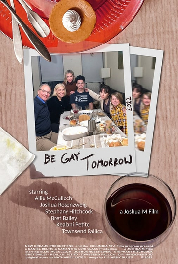 Be Gay Tomorrow Poster