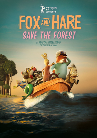 Fox and Hare Save the Forest Poster