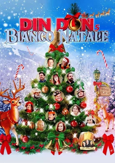 Din Don 5  Bianco Natale Poster