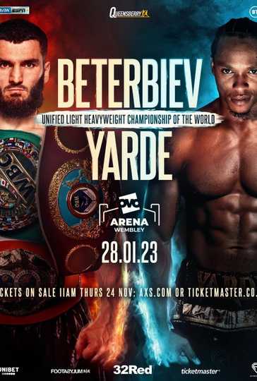 Artur Beterbiev vs Anthony Yarde Poster