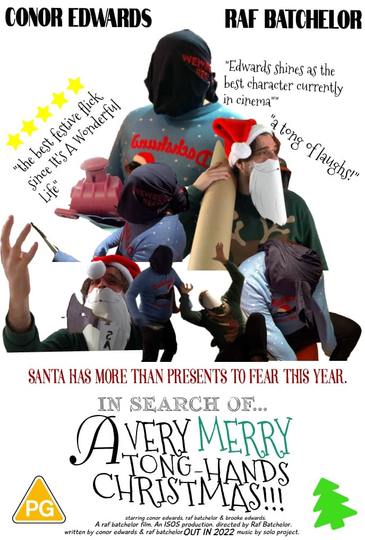 in search of...A VERY MERRY TONG-HANDS CHRISTMAS Poster