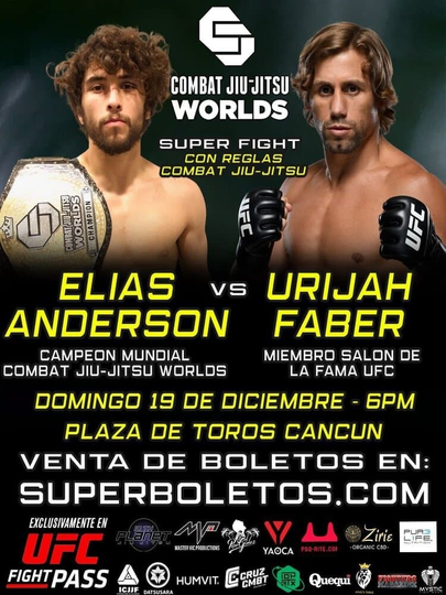 Combat JiuJitsu Worlds Elias Anderson vs Urijah Faber