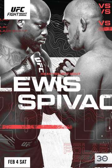 UFC Fight Night 218: Lewis vs. Spivac Poster