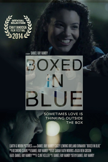 Boxed in Blue Poster