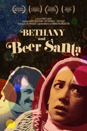 Bethany and Beer Santa Poster