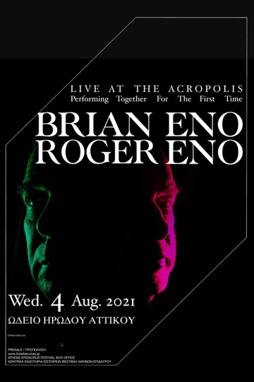 Brian Eno & Roger Eno: Live at the Acropolis, Athens Poster