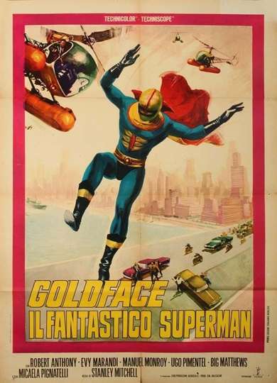 Goldface the Fantastic Superman Poster