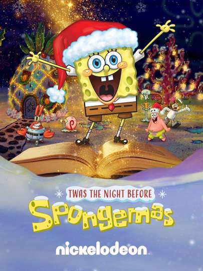 Twas The Night Before Spongemas Poster