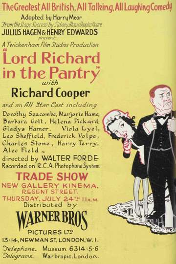Lord Richard in the Pantry Poster