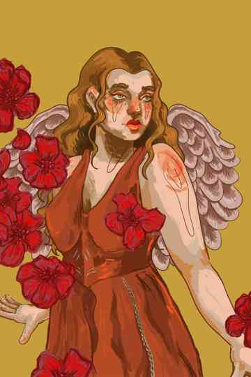 Look how beautiful she was poster