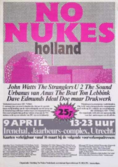 No Nukes! muziekfestival Poster