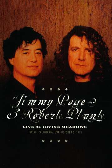 Jimmy Page and Robert Plant Live at Irvine Meadows Poster