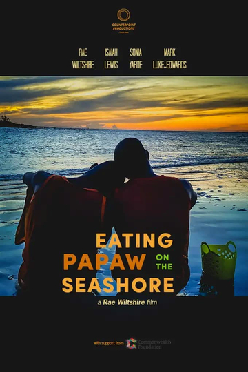 Eating Papaw on the Seashore Poster