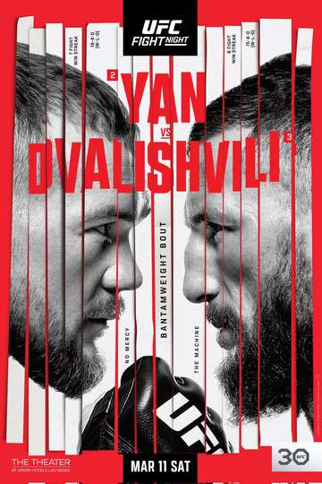 UFC Fight Night 221: Yan vs. Dvalishvili Poster