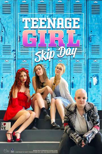 Teenage Girl Skip Day Poster
