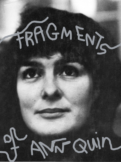 Fragments of Ann Quin Poster