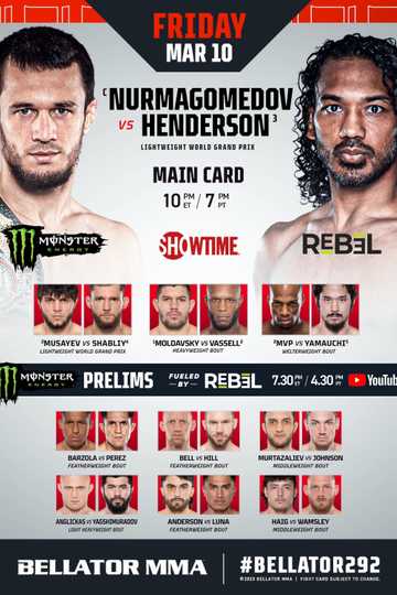 Bellator 292: Nurmagomedov vs. Henderson Poster