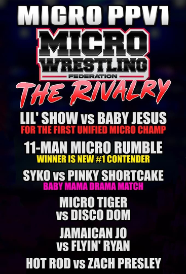 Micro Wrestling 1 The Rivalry Poster