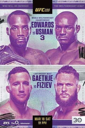 UFC 286: Edwards vs. Usman 3 Poster